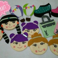 Amplop Flanel Lebaran / Angpao Karakter