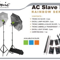 Jual Paket Lampu Studio Mini Tronic AC Slave Kit Branded Murah