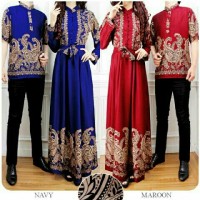 Jual couple gamis abaya batik songket Murah