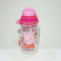 Jual Peppa pig waterbottle 350ml - pink Murah