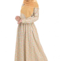 Gamis Katun Jepang, Gamis Syar'i Nibras NS 08 Size XS, S, M, L, XL