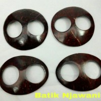 Jual Gesper Batok / Ring Batok Lilit / Batok Kain Serut Murah