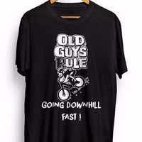 Jual SPECIAL ITEM kaos sepeda downhill old guys rule going downhill fast ( Murah