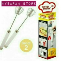 Jual Hand Mixer Manual Better Beater (2pcs) Murah