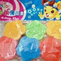 Jual lilin malam playdoh jadul isi 10 warna plus cetakan Murah