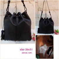 TAS BONIA ORIGINAL SERUT SELEMPANG L HITAM