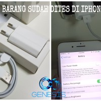 Jual CHARGER DAN KABEL IPHONE FULLSET ORIGINAL iPhone 5/6/7 Tested Murah