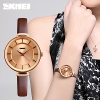 Jual Jam Tangan Wanita Cewek Casio Original ANTI AIR Murah Kulit SKMEI Murah