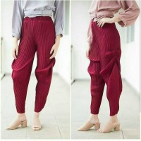 Jual alanis pants maron - celana murah - jogger - bawahan wanita Murah