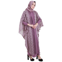 Jual Rossa - Gamis Falerie Tulle Lace Linen Fashionable - Best Seller Murah