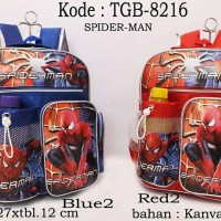 Jual Tas Sekolah Anak Laki Spiderman -Tas Ransel Anak SD -Tas Spiderman Murah