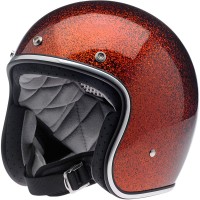 Helm Biltwell Bonanza Helmet (Root Beer MegaFlake) Size L