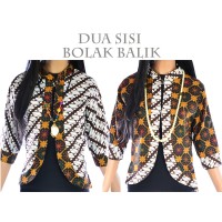 Jual Atasan Batik Blus Cardigan Blus Bolero Jas A255 Murah
