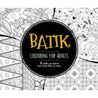 Jual (Import) Batik Colouring for Adults Book Mewarnai Coloring Indonesia Murah