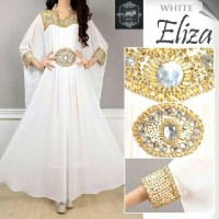 Jual EXCLUSIV KAFTAN CLEOPATRA CHIFFON SATIN Murah