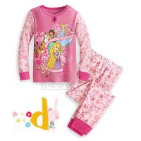 Jual Piyama Anak cewek Caluby Princess Rapunzel, Jasmine, Cinderella Murah