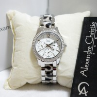 Jual Alexandre Christie AC 2463 Silver Leopard Ladies Original Murah