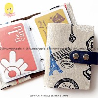 Jual VINTAGE CARD HOLDER/DOMPET KARTU KREDIT/CARDHOLDER/SHABBYCHIC LETTER Murah