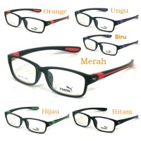 Jual Frame Kacamata Sporty Anti Radiasi Plus Minus Korea Vintage PUMA 833 Murah