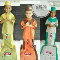 SARKOCI(Sarung + Sajadah + Baju Koko+Peci) untuk anak usia 1- 12 tahun
