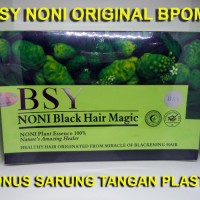 BSY NONI SHAMPO ASLI ORIGINAL + SARUNG TANGAN PLASTIK