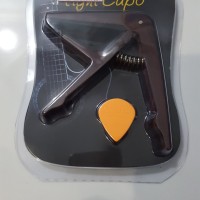 Jual CAPO GITAR ELEKTRIK / AKUSTIK / NYLON JOYO WOOD PLUS PICK GITAR Murah