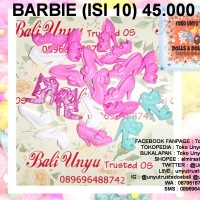 Jual SET SEPATU ORIGINAL MATTEL BONEKA BARBIE Murah