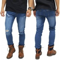 Jual Ripped Jeans PRIA Celana sobek sobek Pria CELANA JEANS ROBEK Murah