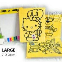 Jual Mainan Belajar Mewarnai Pasir Warna Size Jumbo Murah