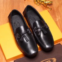 Sepatu loafer kulit pria cowok branded kw tods moccasin mirror