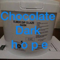 Jual Elmer Dip Glaze Chocolate - Dark 5kg ( new ) Murah