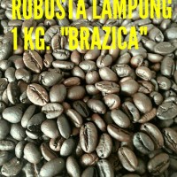 Jual Kopi Biji Robusta Lampung Merek Brazica