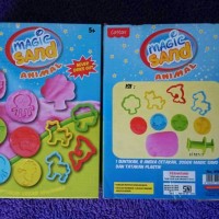 Jual MAGIC SAND 200gr - PASIR KINETIK AJAIB MURAH - COTTON - MAINAN EDUKASI Murah