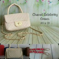 CHANEL SELEBRITY TAS LOKAL WANITA JINJING DAN SELEMPANG