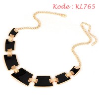 Jual Kalung Geometric Fashion Korea Murah - KL765 - Aksesoris Ready Stock Murah