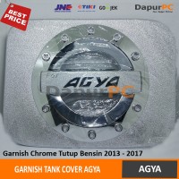 Tank Cover Mobil Toyota AGYA | Garnish Tutup Bensin Sporty