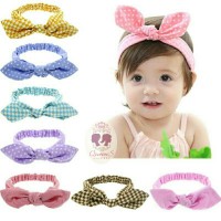 Jual Bandana Turban Bayi Anak Rabbit Kelinci Bando | Baby Headband 11 Murah