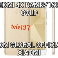 Jual XIAOMI REDMI 4X GOLD RAM 2 INTERNAL 16GB ROM GLOBAL OFFICIAL Murah