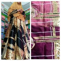 Jual gamis umbrella satin silk high quality Murah