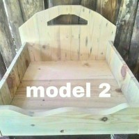 Jual Free Ongkir. Petbed Kucing Anjing - Tempat Tidur Kayu Murah 60x40cm Murah