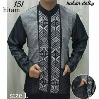 Jual baju koko fabian bordir tasmatas lengan panjang Murah