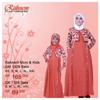 Gamis Couple Ibu Anak Rahnem 1329 Bata