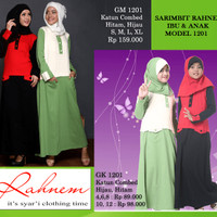 Gamis Couple Ibu Anak Rahnem 1201