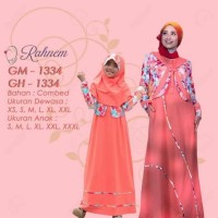 Gamis Couple Ibu Anak Rahnem 1334 Orange