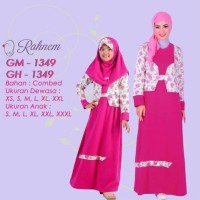 Gamis Couple Ibu Anak Rahnem 1349 Pink