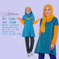 Atasan Couple Ibu Anak Rahnem 1348 Biru Kuning
