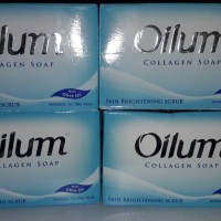 Jual Oilum Collagen skin brightening scrub soap 85 gr Murah