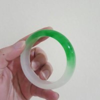 Jual Gelang GIOK CHINA Asli Warna Hijau Putih Murah