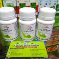Jual Hendel EXITOX Green Coffee Bean Extract 100% asli/pelangsing herbal Murah