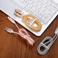 Jual KABEL CHARGER MAGNETIC NYLON 2in1 IPHONE & MIKRO USB SAMSUNG ANDROID Murah